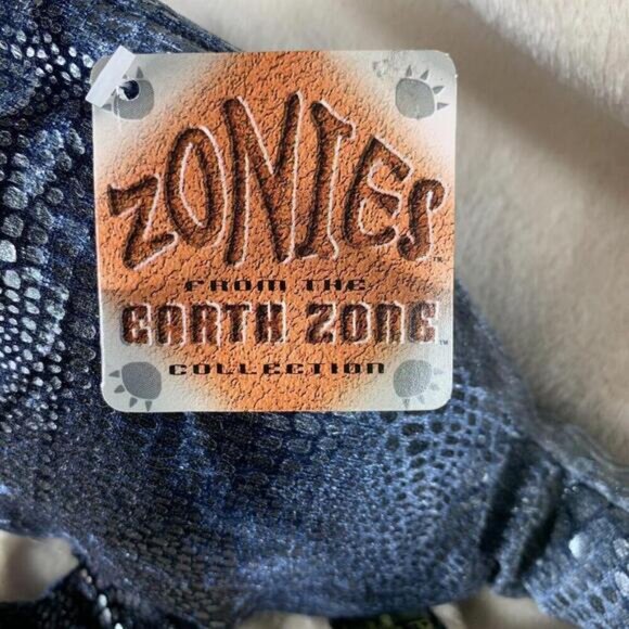 NWT Russ Zonies Plato Earth Zone Brontosaurus Blue Dinosaur Plush Stuffed Toy - Picture 2 of 14